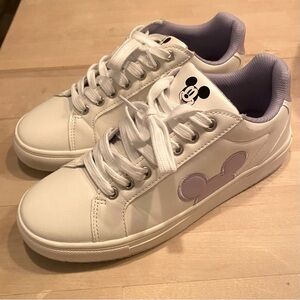 Disney Mickey Purple Court Character SNEAKER SHOES Size 8